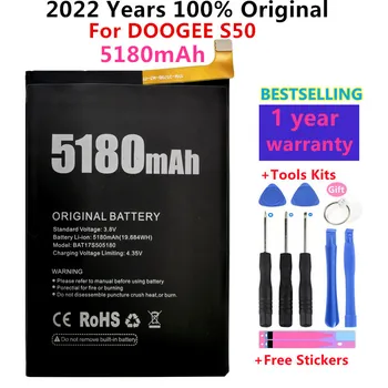 100% Originalas Nauja Originali Aukštos Kokybės BAT17S505180 5180mAh Batteria Už Doogee S50 Telefono Baterija Baterijos Pakeitimas