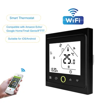 Naujas WiFi Smart Termostatas Temperatūros Reguliatorius Vandens/Elektros grindų Šildymo Vandens/Dujų Katilas Dirba su Alexa 