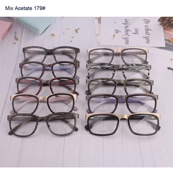 Naujas klasikinis vintage akiniai vyrų optinis Aukštos kokybės kompiuteris, stabdžių mėlyna šviesa akiniai Sumaišykite metalo acetatas gafa очки для зрения