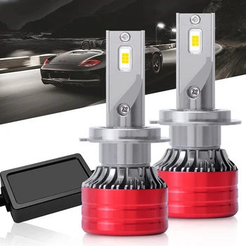 D53 - F5 automobilių žibintų lemputės H1 H7, 9006 H11 yra universalus šviesos gavimas, pagaminti iš XHP 3570 LED lustas,gali išėjimas 12v 6000k akiratyje