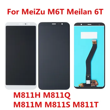 Už Meizu M6T LCD ekranas su jutikliniu ekranu Už Meizu M6T 6T M811H M811Q M811S M811T LCD Ekranas+Touch Ekranas skaitmeninis keitiklis