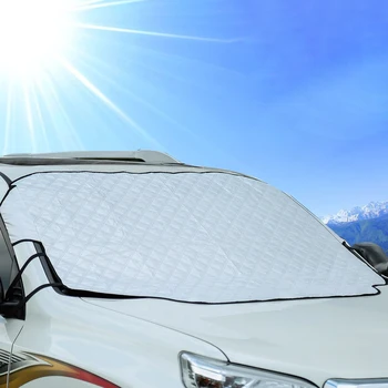 Automobilių Stiklų Snow Shield Priekinio Stiklo Padengti Sniego Danga, Apsauganti Sunkvežimių Visureigius Van Automobilių Saulė Pavėsyje Padengti Dropship