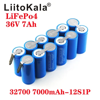 LiitoKala 36V 7Ah 14ah 21ah 32700 7000mAh lii-70A LiFePO4 Baterija 35A Nuolat Išleidimo Didžiausias 55A Didelės galios baterija, 