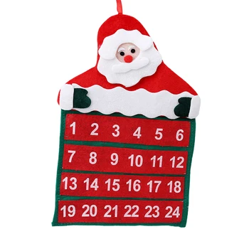 Kalėdos Kalėdos Kalendorius Papuošalai Kalėdų Senelis Advento Kalendoriaus Atskaitos Papuošalas Kabo Reklama Kalėdų Dekoracijos
