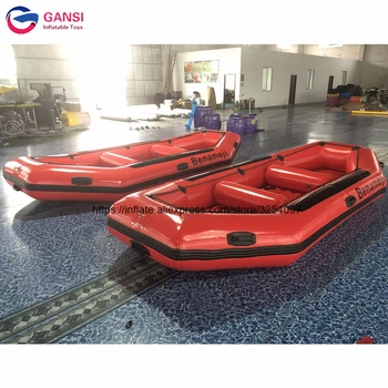 Vandens žaidimų įranga 4.2x1.9m pripučiami irklas valtis,vandens plaustas, pripučiami nutolimas valtis su aukštos kokybės