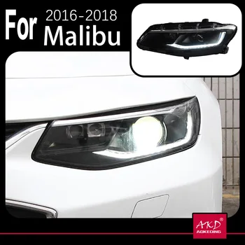 AKD Automobilio Modelio LED Dalys Malibu LT Žibintų 2016 2017 Priekiniai Žibintai Pakeitimo DRL Dienos šviesos Projektorius, Reorganizavimas