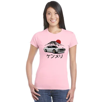 Automobilių Grafinis moterų TShirts Automobilių VTR Marškinėlius Horizontai Japonijos Automobilių Stilingas Prekės ženklas moteris, T-Shirt ladies jumbo dydžio Cool Marškinėliai