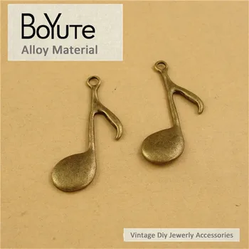 BoYuTe (50 Vnt /daug) 40*22MM Antikvariniai Bronzos Padengti Cinko Lydinys Muzikos Pakabukas 