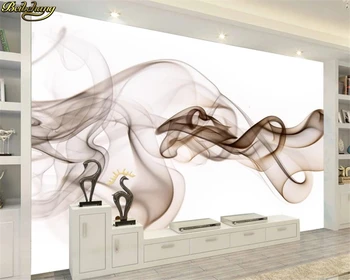 beibehang Pasirinktinius Nuotraukų 3d Tapetai, freskos Abstrakčiai Atmosferą Dūmų TV, Sofa Fono sienos dokumentų namų dekoro papel de parede