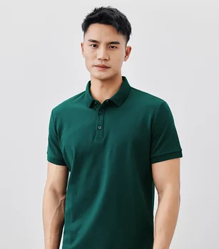 P3038-vyriški laisvalaikio trumpas rankovėmis polo marškinėliai, vyriški vasaros naują vientisos spalvos pusė rankovėmis Atvartas T-shirt.J8511