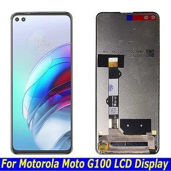 Originalą Motorola Moto G100 LCD Ekranas Jutiklinis Ekranas skaitmeninis keitiklis Asamblėjos Moto G100 XT2125, XT2125-4 Ekranas