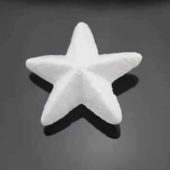Pentagrama de espuma de 24 piezas, árbol de Navidad decorativo de estrella de cinco puntas, colgante 