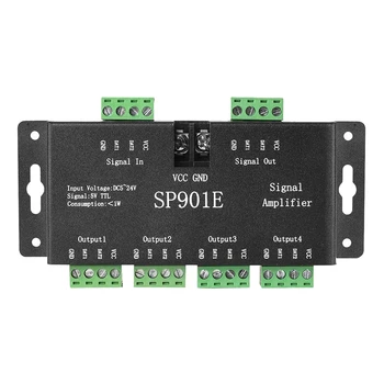 SP901E LED Pikselių SPI Signalo Stiprintuvas Kartotuvas Naudojamos LED Juostelės Ir Svajonių Spalva Programuojamas LED Matrica Skydelis