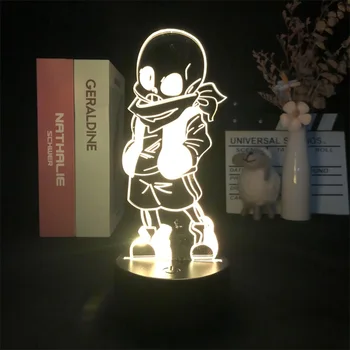 Penktadienio Naktį Funkin Žaidimas Geriausia Pardavimo 3D Naktį Šviesos, Miegamojo Dekoro Mielas Gimtadienis Spalva Dovana LED Lempos Manga Vaikas Meilė Metu
