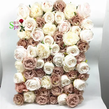 SPR derinys spalvų gėlių susitarimus dėl Dirbtinių rožių vestuvių gėlių sienos fone arch stalo puošmena, papuošalai 10vnt/daug