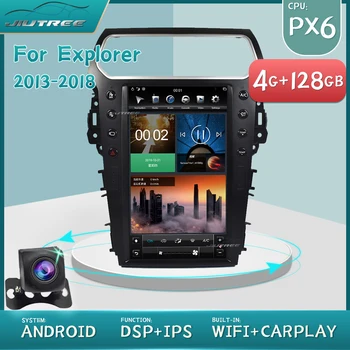 13.6 colių PX6 Automobilio Radijas stereo Ford Explorer 2013 2014-2018 M. 