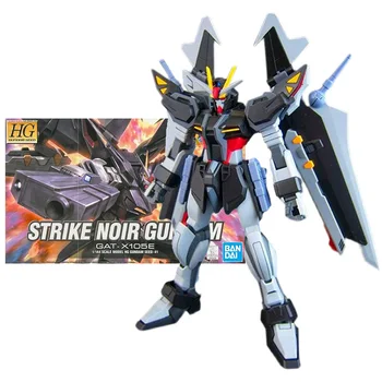 Bandai Originali Gundam Modelio Rinkinio Anime Pav HG SĖKLOS 1/144 GAT-X105E Strike Noir Gunpla Anime Veiksmų Skaičius, Žaislai Vaikams