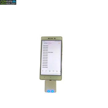FONKAN Mini Itin mažas, Nešiojamas LF 125KHz/13.56 Mhz Android Mobilusis Telefonas RDA USB OTG Maitinimo 125K ID Kortelių Skaitytuvas