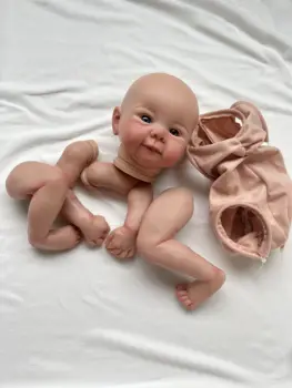 NPK 19inch Jau Baigtas Dažytos Lėlės Reborn Dalys Juliette Mielas Kūdikis 3D Tapyba su Matomas Venų Medžiaga Įstaigos Įtraukti