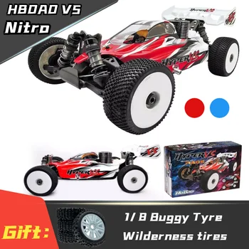 HOBAO Hyper VS RTR 1/8 Buggy Nitro W/30 TURBO Variklis (Mėlyna/Raudona Kūno), visureigių Nuotolinio valdymo kadrų Nitro Roller