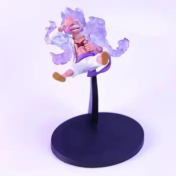 Vienas Gabalas Pav Luffy Pavara 5 Veiksmų Mūšio Paveikslas Saulės Dievo Nika PVC Veiksmo Figūrėlė Q Versija Statula Kolekcines Modelis Lėlės, Žaislai