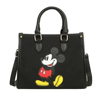 Disney canves mickey mouse pečių maišą Minnie krepšys animacinių filmų canves mados lady rankinėje animacinių filmų pirkinių krepšys tote bag
