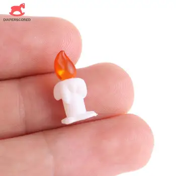 1/2vnt 1:12 Masto Miniatiūriniai Lėlių Imitavimo Žaislai, Žvakės Modelis 