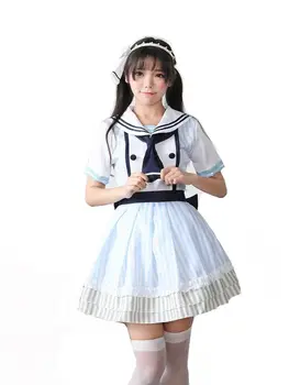 Japonų Anime Love Live TOJO Cosplay Kostiumas Sailor Mergina Suknelė Kotori Minami Nozomi Nishikino Maki Mokyklos Vienodos