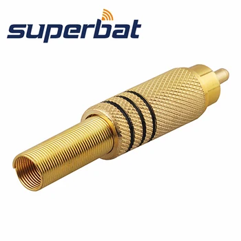 Superbat 3.5 mm-RCA Tiesiai Vyrų pin Fiksavimo Geltonos spalvos Jungtis Kabeliu RG59