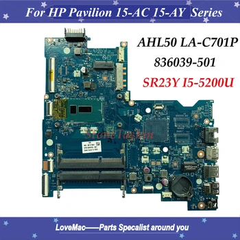 Didmeninė 836039-501 HP Pavilion 15-AC 15-AC113CL nešiojamas plokštė AHL50/ABL52 LA-C701P SR23Y I5-5200U DDR3L Nemokamas pristatymas