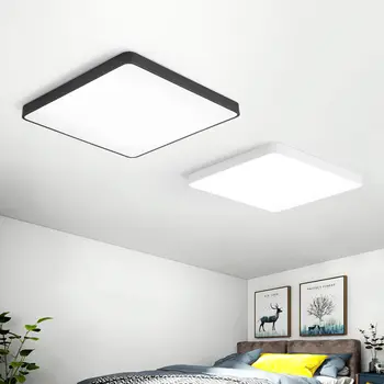 Ultra-plonas Šiuolaikinės 24W LED Kvadratinių Lubų Lempa Natūrali Šviesa Šilta/Šalta Balta šviesos Žibintus, Svetainės, Miegamojo, Virtuvės 40x40cm