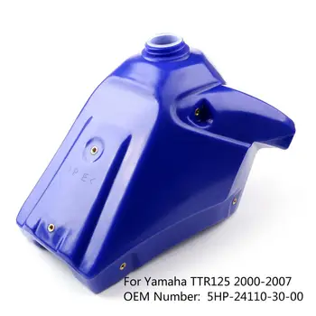 Už Yamaha TTR125 2000-2007 m. 2001 m. 2002 Kuro Dujų Bakas Benzino Gastank Mėlyna Motociklo ABS plastiko Bakas 5HP-24110-30-00