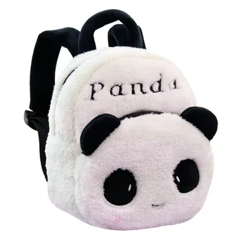 Mielas Kawaii Panda Pliušinis Maišelį Mini Kuprinė Vaikams, Mokyklos Maišus Mergaitės Berniukai Darželio Ikimokyklinio Kuprinės