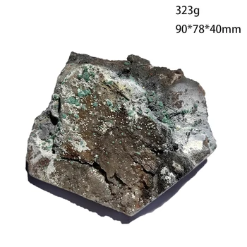 C6-8A 100% Natūralaus Akmens Malachito Mineralinių Kristalų Mėginių Namų Puošybai iš Guizhou Provincija, Kinija