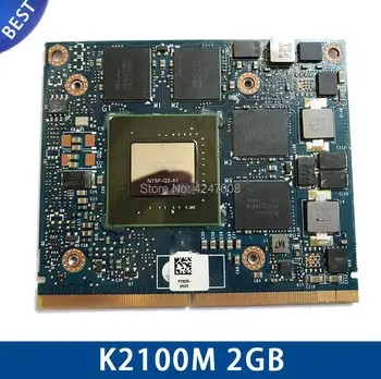 Originalus K2100M N15P-Q3-A1 2GB Vaizdo Grafikos plokštė Nešiojamas HP ZBook 15 g1 Elitebook 8560W 8770W