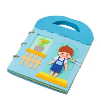 Audinio Vaikiška Užimtas Knygos Medžiaga Jutimo Knygų Ikimokyklinio Ugdymo Mokymosi Žaislai Montessori Bamblys Veiklos Knyga Anksti