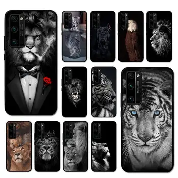 Yinuoda Vilkas, Šuo, Katė Paukščių Liūtas, Tigras Gyvūnų Telefoną Atveju Huawei Honor V30 30 9X 7A Pro Peržiūrėti 20 10 9 Lite 10I 8C 8X 5A Žaisti