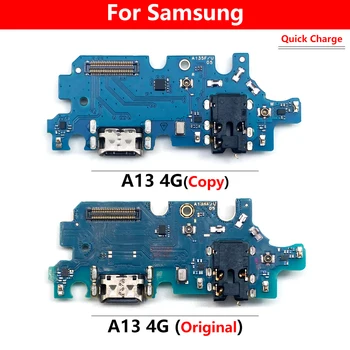 Originalus Naujas USB Įkroviklis Įkrovimo lizdas Doko Jungtis Valdybos Flex Kabelis Samsung A13 4G