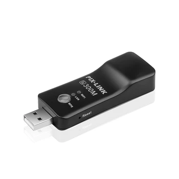 300Mbps USB Belaidis Lan Adapteris Wifi Dongle Tv 
