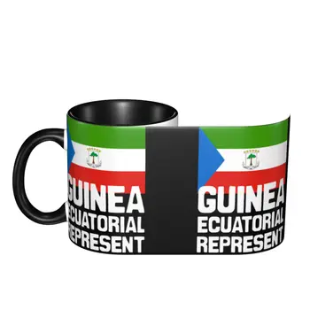 Guinea Ecuatorial. Atstovauti Juokinga Puodeliai Puodeliai Spausdinti Puodeliai R330 Humoro Grafinis kavos puodeliai
