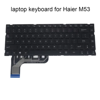 OVY anglų pakeisti klaviatūras Haier M53 MUMS qwerty nešiojamojo KOMPIUTERIO klaviatūra black originalus Naujas nešiojamas pardavimo dalių sandėlyje