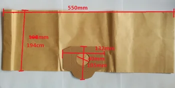 dulkių siurblys popieriaus didelis dulkių maišelis 55X19.4CM